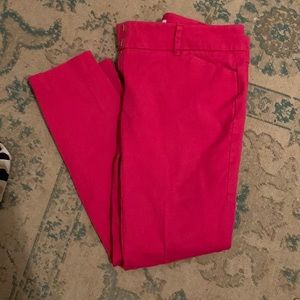 NY & Company Hot Pink Skinny Ankle trousers!